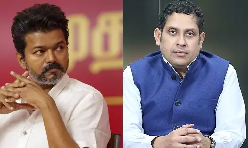 த.வெ.க. தலைவர் விஜயுடன் ராகுலின் வியூக வகுப்பாளர் சந்திப்பு