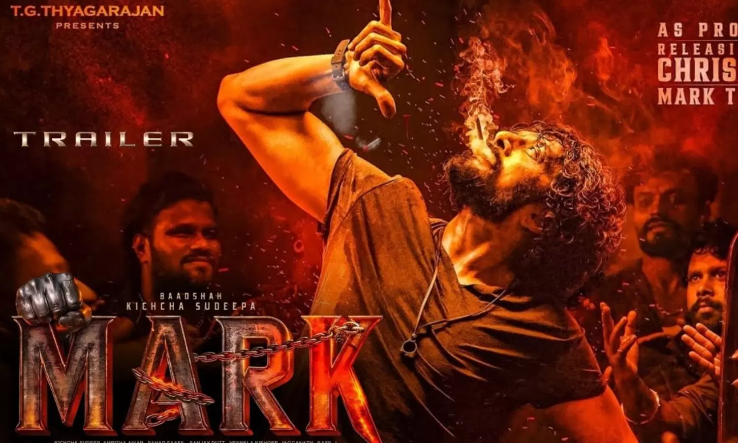 போதை-ல இருந்தாலும் Duty-ல இருப்பாரு.. கிச்சா சுதீப்பின் மார்க் தமிழ் டிரெய்லர்