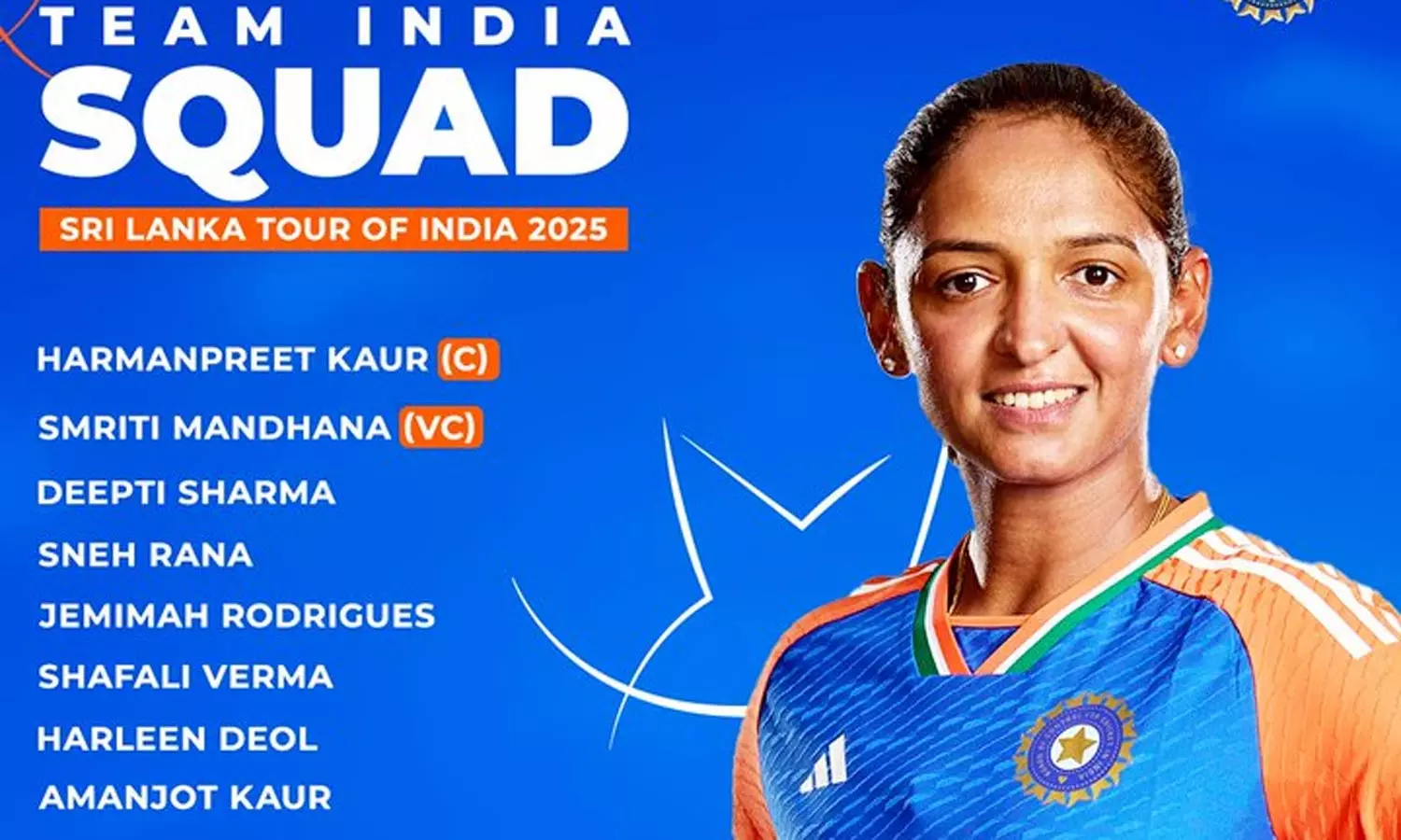 மகளிர் கிரிக்கெட்: இலங்கைக்கு எதிரான டி20 தொடருக்கான இந்திய அணி அறிவிப்பு மகளிர் கிரிக்கெட்: இலங்கைக்கு எதிரான டி20 தொடருக்கான இந்திய அணி அறிவிப்பு