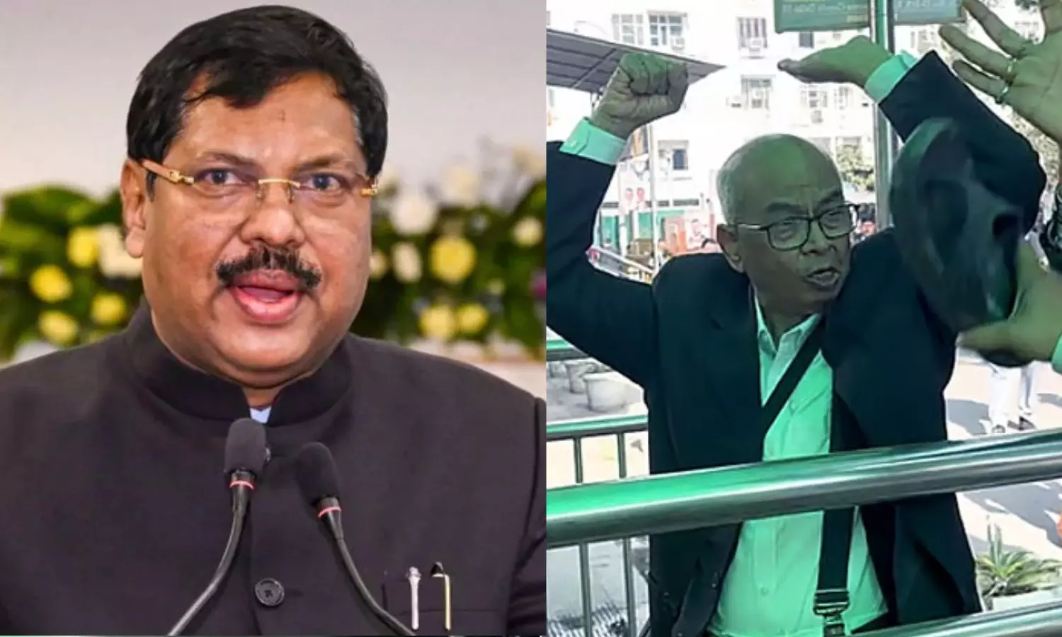 பி.ஆர். கவாய் மீது காலணி வீசிய வழக்கறிஞர் மீது காலணி வீசி தாக்குதல் - வைரலாகும் வீடியோ பி.ஆர். கவாய் மீது காலணி வீசிய வழக்கறிஞர் மீது காலணி வீசி தாக்குதல் - வைரலாகும் வீடியோ