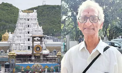 திருப்பதி கோவிலுக்கு 3,250 தடவை நடந்து சென்று தரிசனம் செய்த முதியவர்