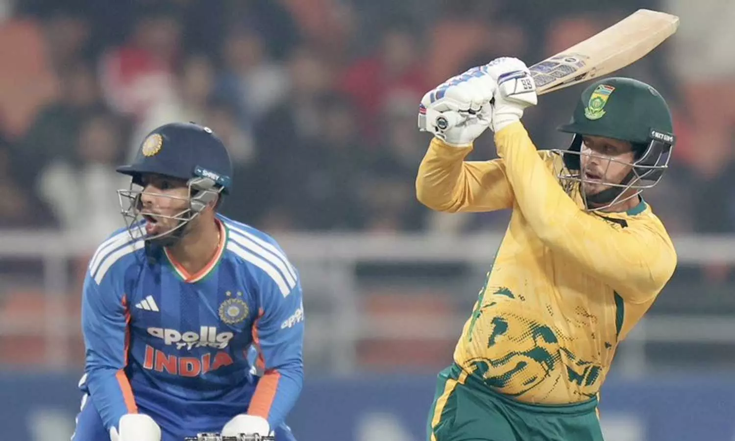 2வது டி20 போட்டி: இந்திய அணிக்கு 214 ரன்கள் இலக்கு நிர்ணயித்த தென் ஆப்பிரிக்கா 2வது டி20 போட்டி: இந்திய அணிக்கு 214 ரன்கள் இலக்கு நிர்ணயித்த தென் ஆப்பிரிக்கா