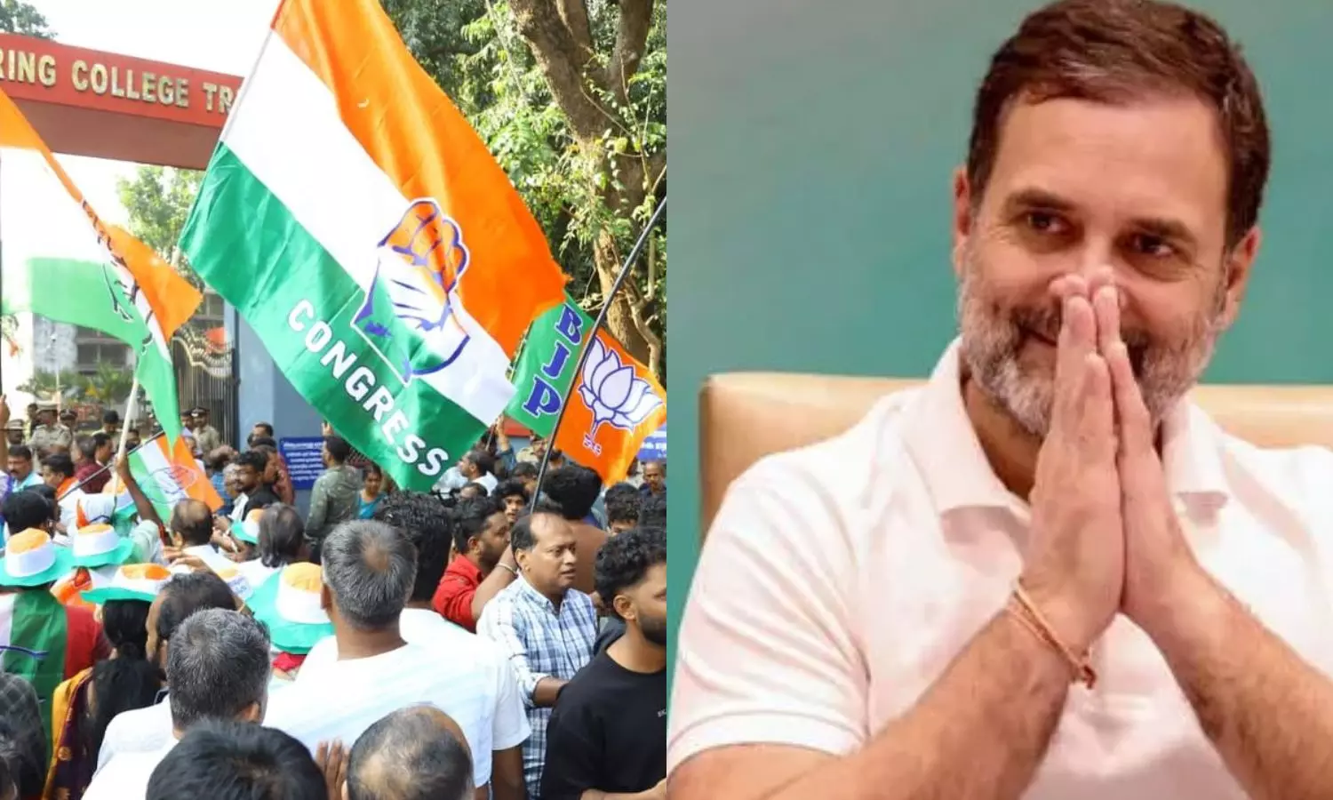 கேரள உள்ளாட்சி தேர்தலில் காங்கிரஸ் கூட்டணி மாபெரும் வெற்றி - ராகுல் காந்தி நன்றி கேரள உள்ளாட்சி தேர்தலில் காங்கிரஸ் கூட்டணி மாபெரும் வெற்றி - ராகுல் காந்தி நன்றி