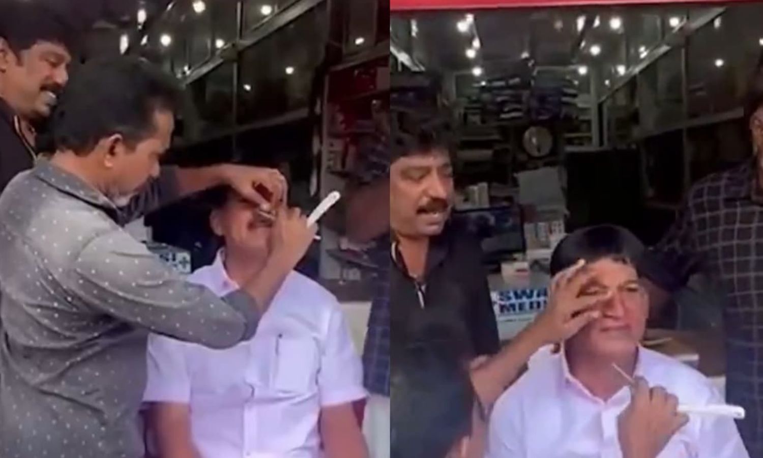 VIDEO: கேரள உள்ளாட்சி தேர்தல்.. சபதத்தில் தோற்றதால் சொன்னபடி மீசையை எடுத்த இடதுசாரி தொண்டர்