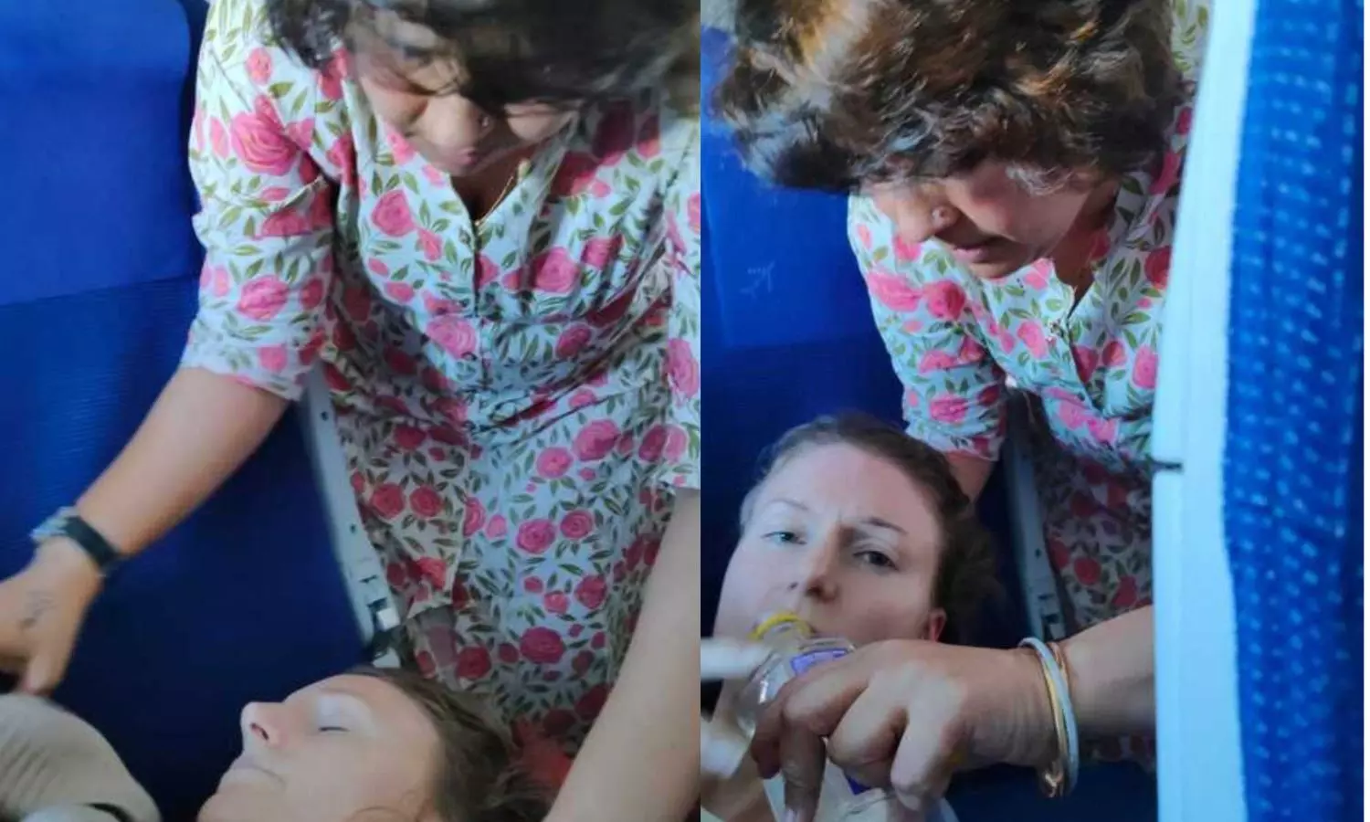 விமானத்தில் அமெரிக்க பெண்ணின் உயிரை காப்பாற்றிய காங்கிரஸ் முன்னாள் எம்எல்ஏ - சித்தராமையா பாராட்டு விமானத்தில் அமெரிக்க பெண்ணின் உயிரை காப்பாற்றிய காங்கிரஸ் முன்னாள் எம்எல்ஏ - சித்தராமையா பாராட்டு