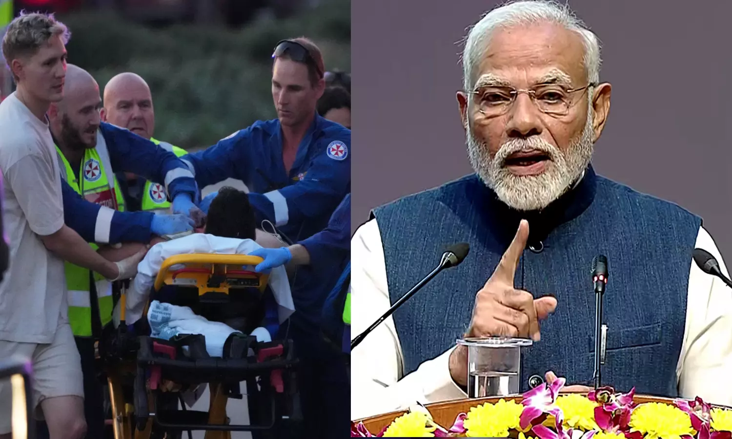 ஆஸ்திரேலிய துப்பாக்கிச் சூடு: பயங்கரவாதத்தை இந்தியா ஒருபோதும் சகித்துக்கொள்ளாது- பிரதமர் மோடி கண்டனம் ஆஸ்திரேலிய துப்பாக்கிச் சூடு: பயங்கரவாதத்தை இந்தியா ஒருபோதும் சகித்துக்கொள்ளாது- பிரதமர் மோடி கண்டனம்