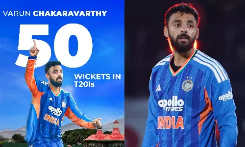 சர்வதேச டி20 கிரிக்கெட்டில் புதிய மைல்கல்லை தொட்ட வருண் சக்கரவர்த்தி