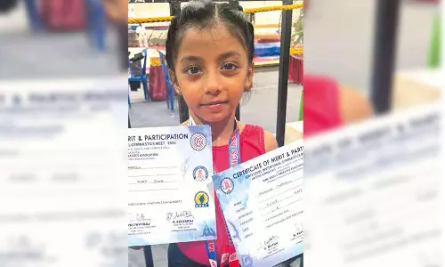 மாநில ஜிம்னாஸ்டிக்ஸ்: தங்கம் வென்ற சென்னை மாணவி