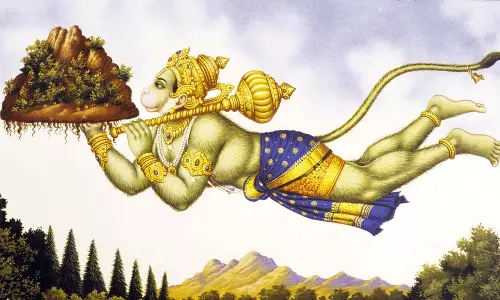 ஈசனை வழிபட்ட அனுமன்