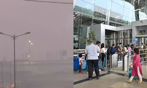 டெல்லியில் மோசமான வானிலை - சென்னையில் 11 விமான சேவை ரத்து