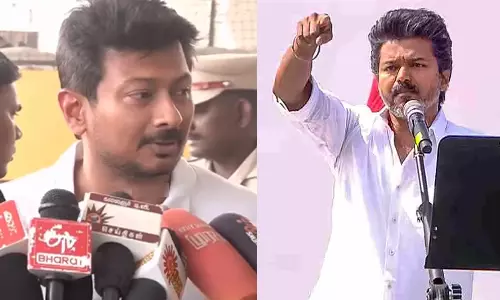 விஜயிடம் போய் என்றைக்காவது இப்படி கேள்வி கேட்டிருக்கிறீர்களா?- கொந்தளித்த உதயநிதி