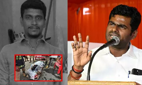 திருப்பரங்குன்றம் விவகாரம்: முருக பக்தர் பூர்ண சந்திரன் தீக்குளித்து உயிரிழந்ததாக அண்ணாமலை பதிவு