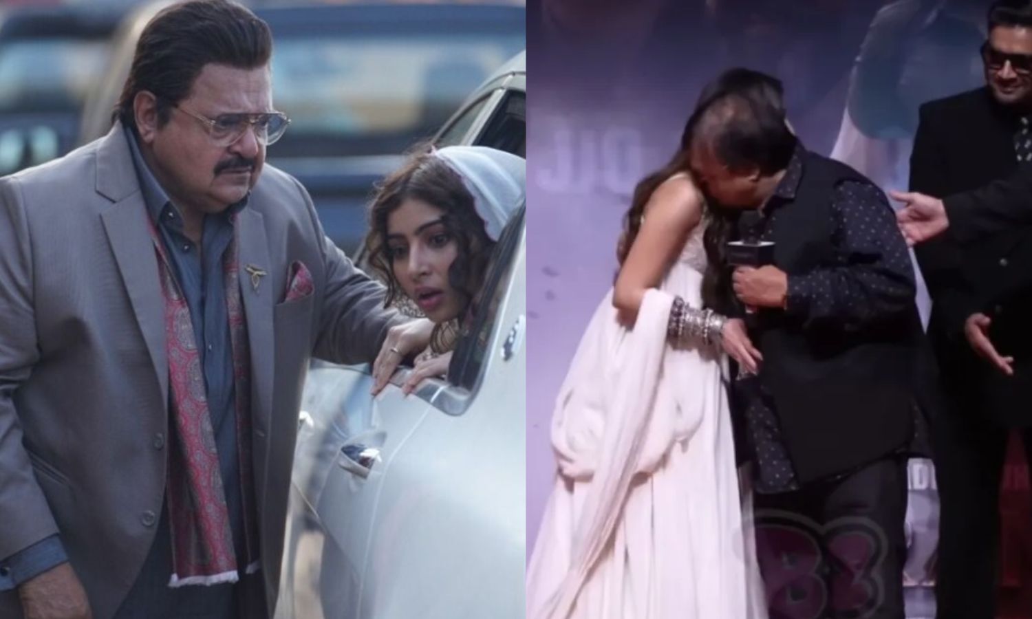 மேடையில் 20 வயது நடிகையை முத்தமிட்ட 71 வயது நடிகர் - விமர்சனத்துக்கு விளக்கம்