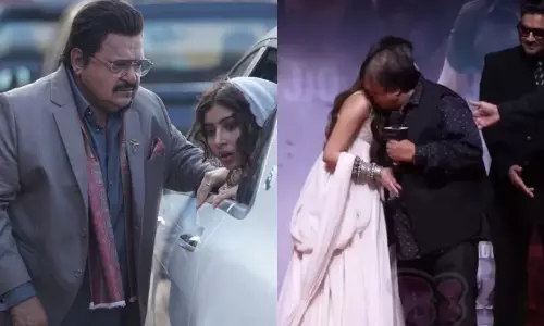 மேடையில் 20 வயது நடிகையை முத்தமிட்ட 71 வயது நடிகர் - விமர்சனத்துக்கு விளக்கம்