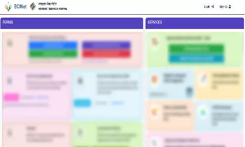 தேர்தல் ஆணையத்தின் இணைய பக்கம் முடங்கியது