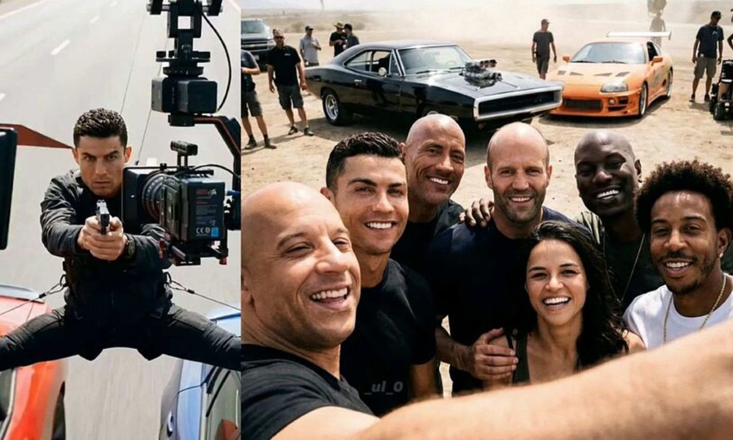 Fast & Furious படத்தில் நடிக்கும் கால்பந்து ஜாம்பவான் ரொனால்டோ - வைரலாகும் புகைப்படங்கள்