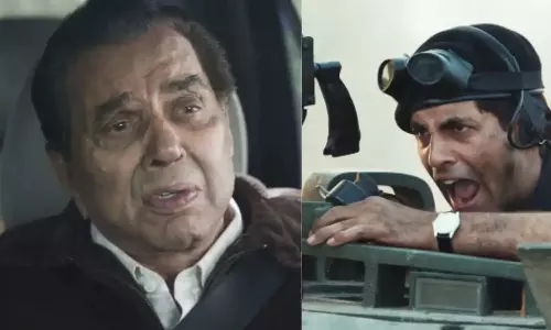 21 வயதில் உயிர்நீத்த ராணுவ வீரரின் தந்தையாக தர்மேந்திரா.. அமிதாப் பச்சன் பேரன் நடித்த Ikkis டிரெய்லர்