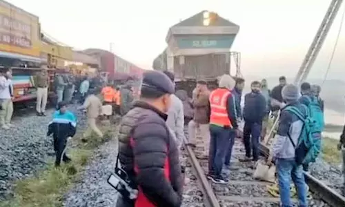 அசாம் அருகே ராஜ்தானி எக்ஸ்பிரஸ் ரெயில் மோதி 8 யானைகள் பலி