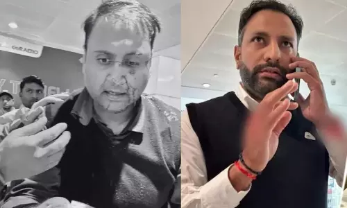 டெல்லி விமான நிலையத்தில் பயணியை ரத்தம் பீறிட சரமாரியாக தாக்கிய ஏர் இந்தியா விமானி!