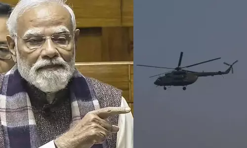 மேற்கு வங்கத்தில் தரையிறக்க முடியாமல் திரும்பிச் சென்ற பிரதமர் மோடியின் ஹெலிகாப்டர்!