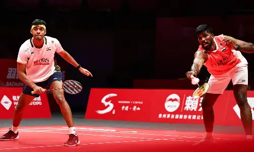 பாட்மிண்டன் வேர்ல்டு டூர் பைனல்ஸ்: அரையிறுதியில் இந்திய ஜோடி அதிர்ச்சி தோல்வி