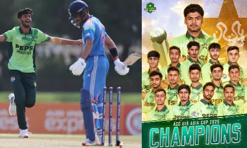 இறுதிப்போட்டி: இந்தியாவை வீழ்த்தி U19 ஆசிய கோப்பையை கைப்பற்றியது பாகிஸ்தான்