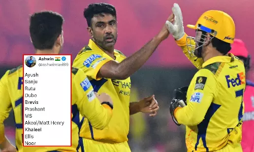 2026 IPL தொடர்: அஸ்வின் கணித்த CSK அணியின் பிளேயிங் 11