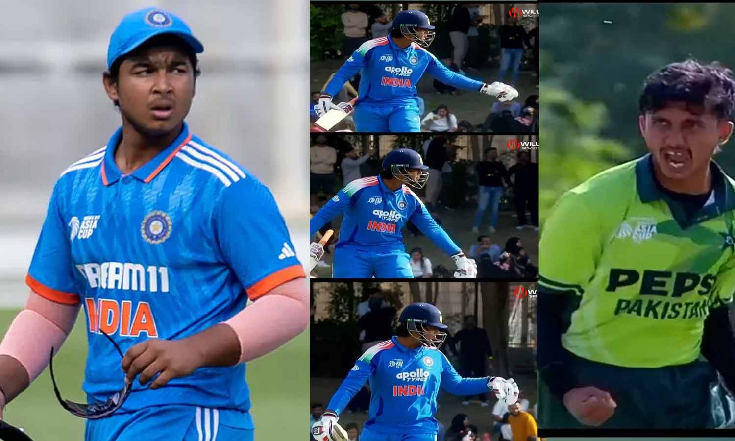 VIDEO: விக்கெட்டான விரக்தியில் பாகிஸ்தான் வீரரை பார்த்து வைபவ் சூர்யவன்ஷி செய்த செயல் வைரல்