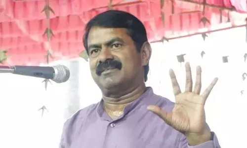 அரசு பேருந்துகளில் தமிழ்நாடு பெயர் தவிர்க்கப்பட்டது ஏன்? பெயிண்ட் தீர்ந்துவிட்டதா? - சீமான் கேள்வி!