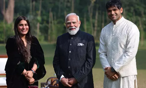 பிரதமர் மோடியுடன் நீரஜ் சோப்ரா சந்திப்பு