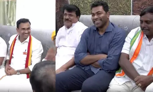 ஒரே மேடையில் த.வெ.க., காங்கிரஸ் நிர்வாகிகள்... தமிழக அரசியலில் பரபரப்பு