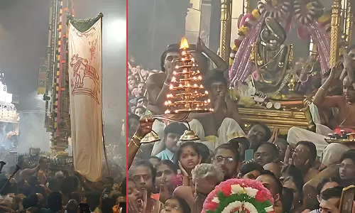 சிதம்பரம் நடராஜர் கோவிலில் ஆருத்ரா தரிசன விழா இன்று காலை கொடியேற்றத்துடன் தொடங்கியது