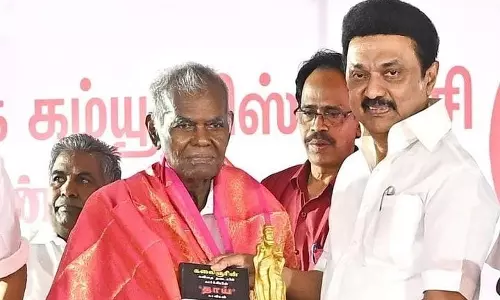 இந்தியப் பொதுவுடைமை இயக்கத்தின் முதுபெரும் தலைவர் நல்லகண்ணுவுக்கு பிறந்தநாள் வாழ்த்துகள் -  மு.க.ஸ்டாலின்