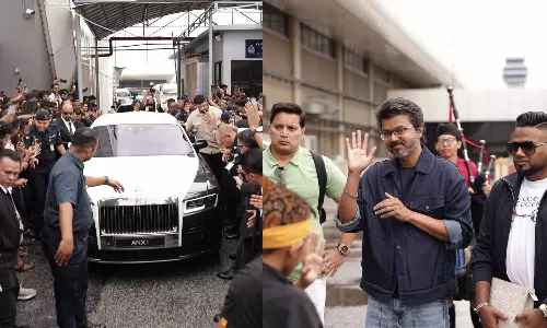 VIDEO: மலேசியாவில் ஜனநாயகன் விஜய்... ஆரவாரத்துடன் வரவேற்ற ரசிகர்கள்