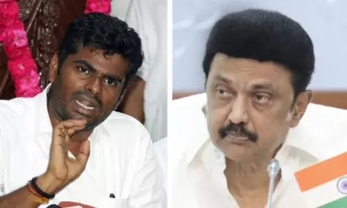 புதிய தேர்தல் அறிக்கைக்கு பதில் முன்பு கொடுத்த வாக்குறுதிகளை மு.க.ஸ்டாலின் நிறைவேற்ற வேண்டும் - அண்ணாமலை