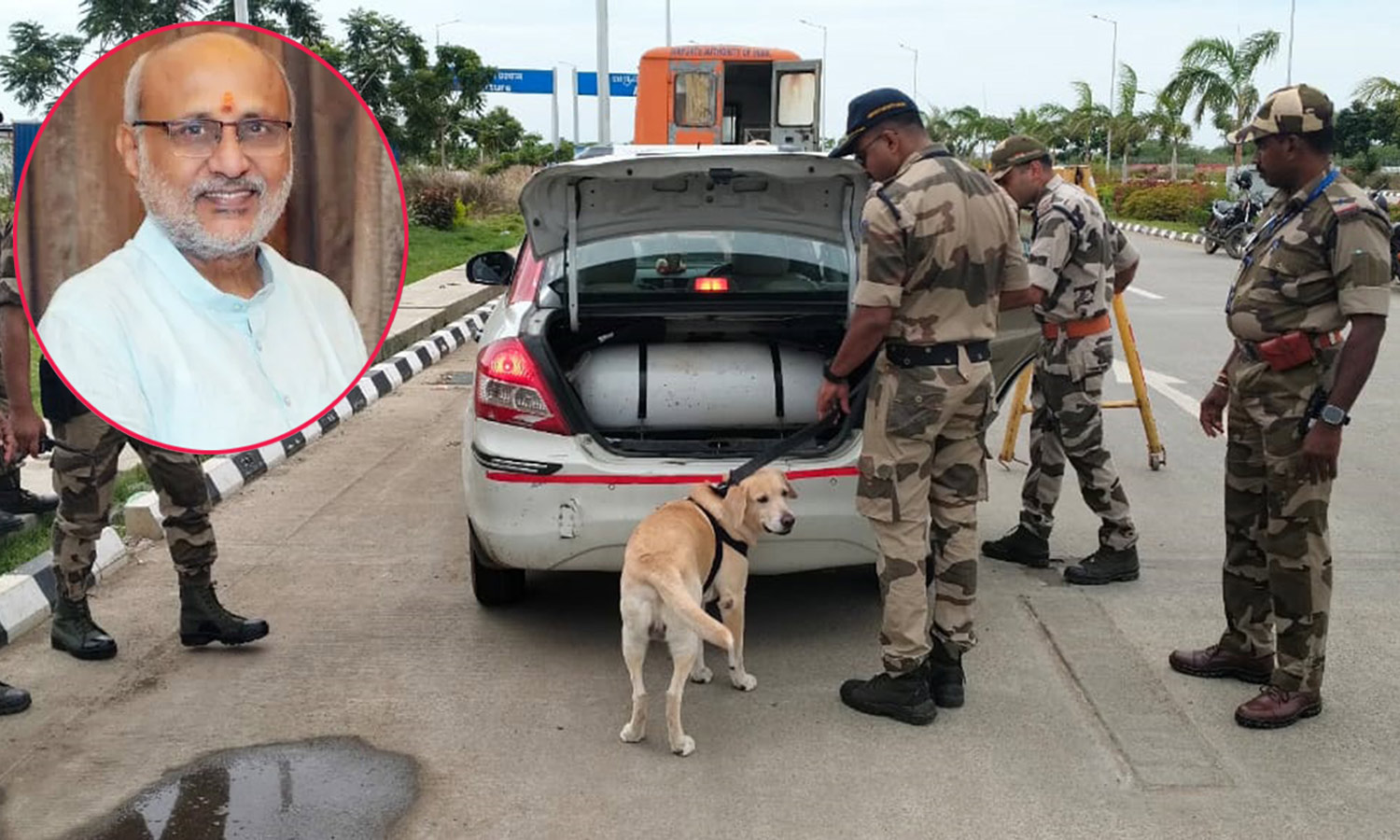 துணை ஜனாதிபதி வருகையையொட்டி திருச்சி விமான நிலையத்தில் 5 அடுக்கு பாதுகாப்பு ஏற்பாடு