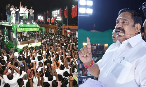 பச்சைப் பொய் சொல்கிறார் ஸ்டாலின்: திருத்தணியில் சீறிய எடப்பாடி பழனிசாமி