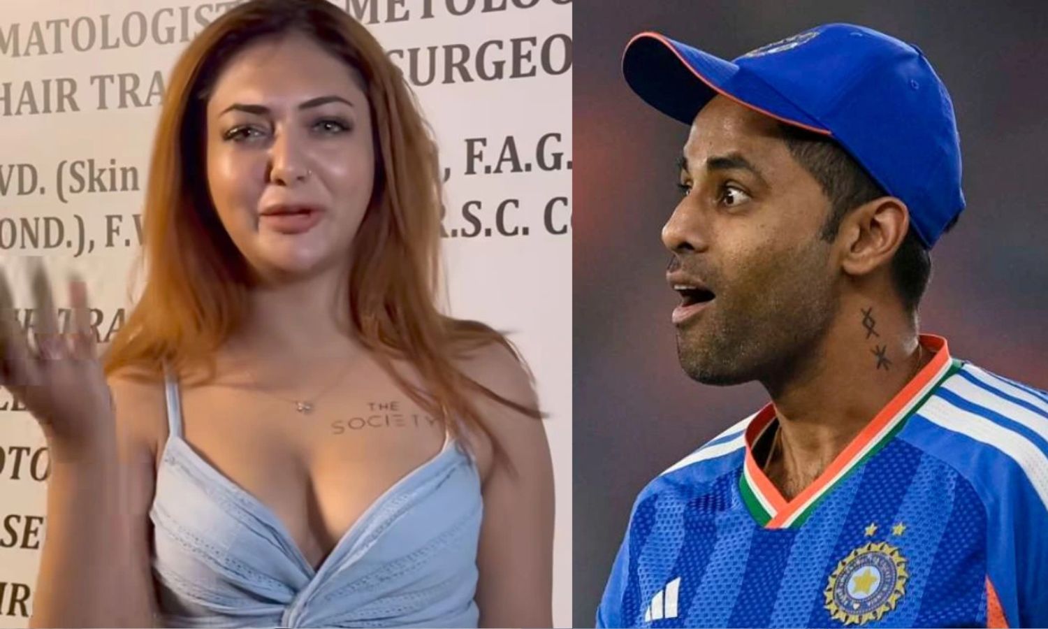 சூர்யகுமார் யாதவ் எனக்கு நிறைய மெசேஜ்  அனுப்புவார்.. பாலிவுட் நடிகை பரபரப்பு பேட்டியால் சர்ச்சை