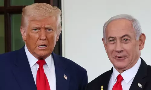 வேறு யாராவது பிரதமராக இருந்திருந்தால் இஸ்ரேல் அழிந்திருக்கும் - நேதன்யாகுவை பாராட்டிய டிரம்ப்