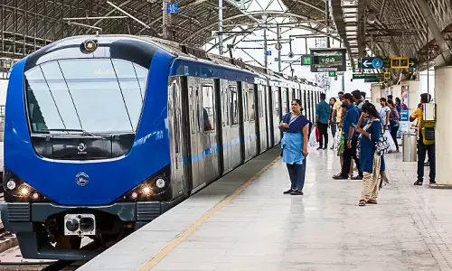 சென்னை சென்ட்ரல் மெட்ரோ - விமான நிலையம் இடையே ரெயில் சேவை சீரானது