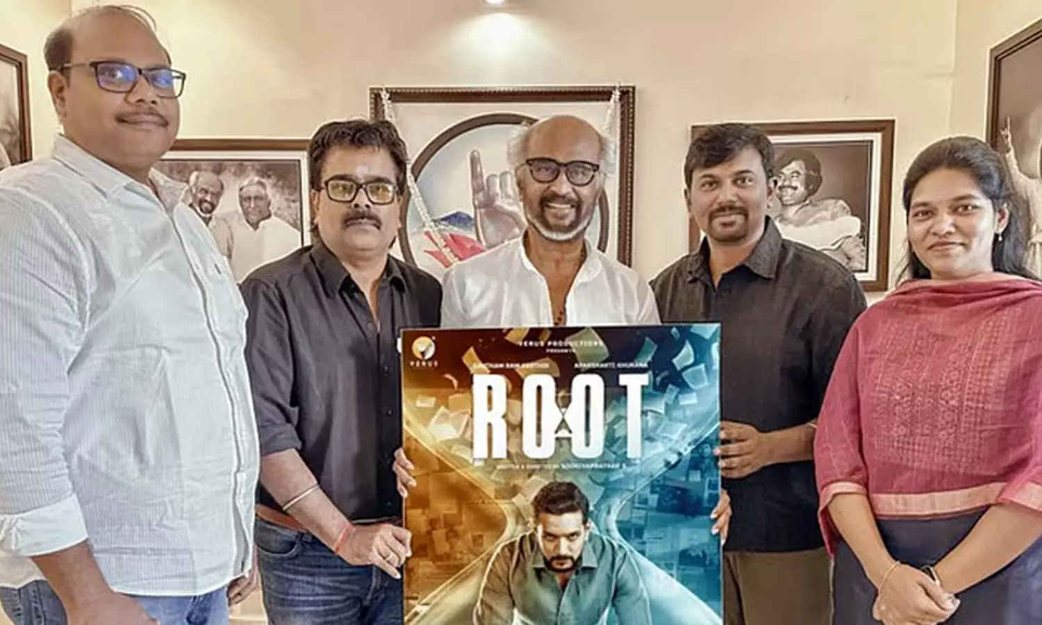 ரூட் படத்தின் ஃபர்ஸ்ட் லுக் போஸ்டரை வெளியிட்டார் சூப்பர் ஸ்டார்