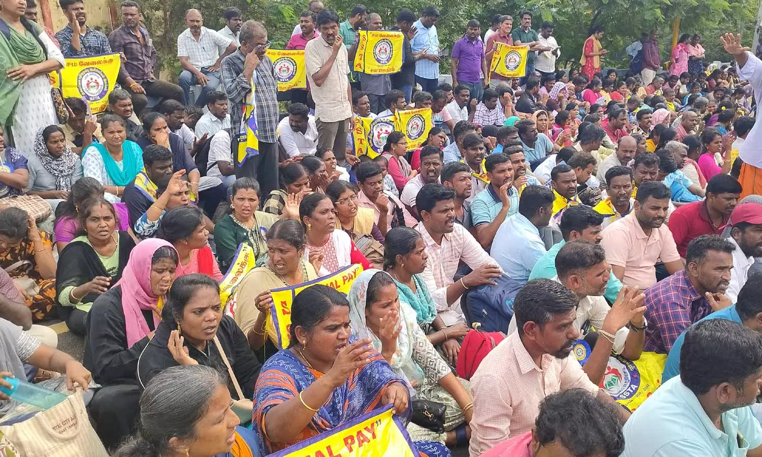 சென்னையில் 7-வது நாளாக இடைநிலை ஆசிரியர்கள் போராட்டம்