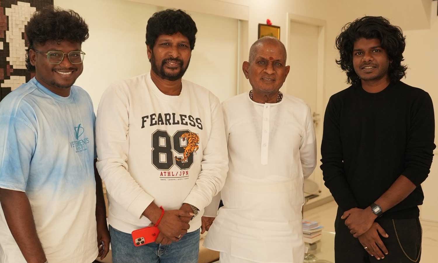 அரிசி படத்துக்காக இளையராஜா இசையில் பாடல் பாடிய அறிவு, வேடன்