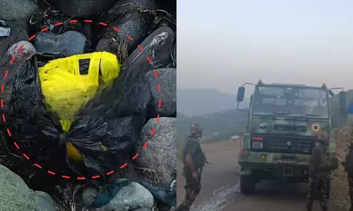 இந்திய எல்லைக்குள் ஊடுருவிய பாகிஸ்தான் டிரோன்.. வெடிபொருட்கள் அடங்கிய பையை வீசிச் சென்றதால் பரபரப்பு