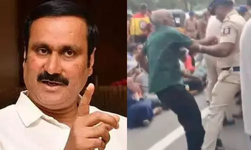 போராடிய ஆசிரியரைத் தாக்கிய காவல்துறை மீது நடவடிக்கை தேவை- அன்புமணி ராமதாஸ்