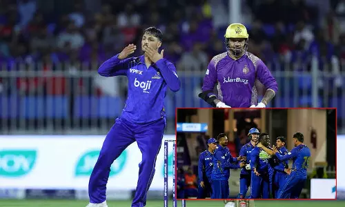 ஐ.எல். டி20 கிரிக்கெட்: அபுதாபி நைட் ரைடர்ஸ் அணியை வீழ்த்தி இறுதி போட்டியில் எம்.ஐ. எமிரேட்ஸ்