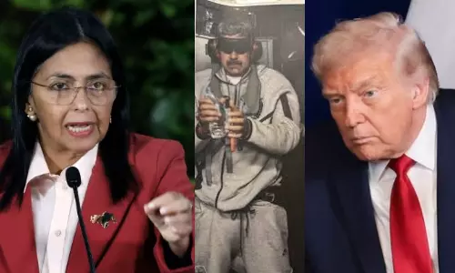 மதுரோவை உடனடியாக விடுவிக்க வேண்டும்.. ஏகாதிபத்தியதிற்கு எதிராக வெனிசுலா மக்கள் கிளர்ந்தெழுவார்கள் - துணை அதிபர்