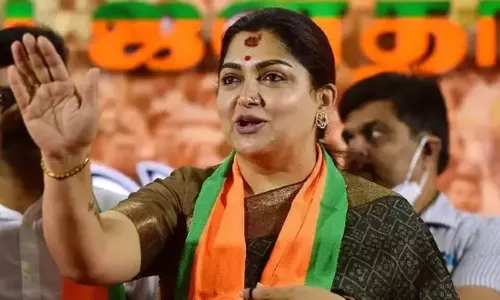 எங்களுக்கு மட்டும் இல்லை, கடவுளுக்கே எதிரி தி.மு.க.தான் - பாஜக மாநில துணைத் தலைவர் குஷ்பு