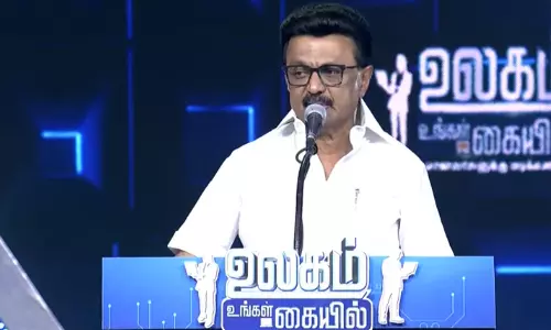 காலம் தந்துள்ள 2வது நெருப்பு ஏஐ; அதனை சரியாக பயன்படுத்தவேண்டும் - மாணவர்களிடையே மு.க.ஸ்டாலின் பேச்சு