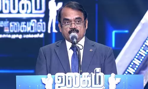 சாதி, மதம் என எதுவும்.. டிஜிட்டல் உலகிற்கு தடை இல்லை - மடிக்கணினி வழங்கும் விழாவில் மயில்சாமி அண்ணாதுரை